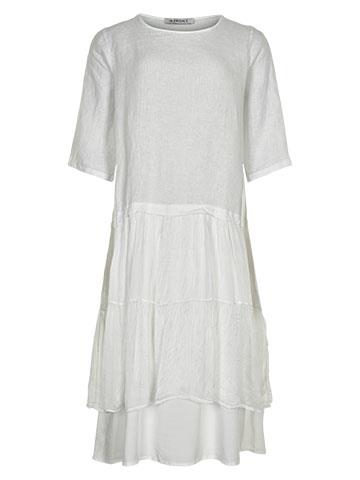 IN FRONT kjole model Lino, hvid