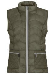Etage Vest  - Waistcoat w. Downmix - Khaki