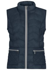 Etage Vest  - Waistcoat w. Downmix - Dark Navy