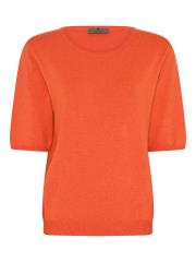 Lundgaard strik t-shirt - Orange