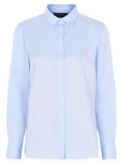Lundgaard skjorte med pufærmer, lyseblå